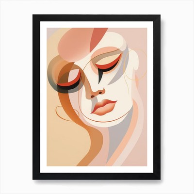Abstract Woman Canvas Print 1 Art P Framed Wall Art Poster Canvas Print Picture