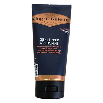 King C. Gillette Rasiercreme, 175 ml, für eine professionelle Rasur