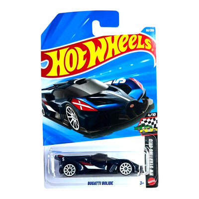 2026 HOT WHEELS B CASE BUGATTI BOLIDE 50/250 HW STARTING GRID 4/10 DARK BLUE