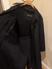 Mens Medium/Large 40R Calvin Klein Raincoat B...
