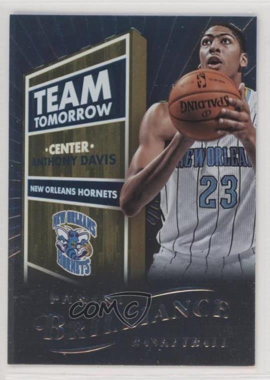 2012-13 Panini Brilliance Team Tomorrow Anthony Davis #19 k2j
