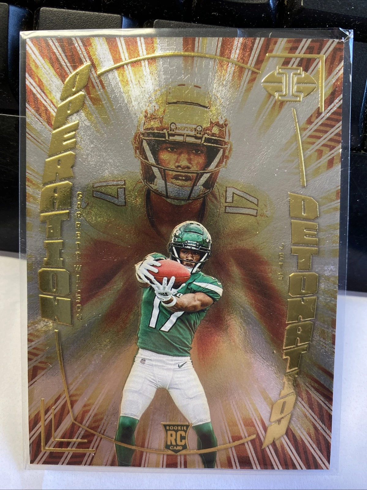 2022 Panini Illusions - Operation Detonation #OD-27 Garrett Wilson (RC) Beauty!