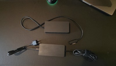 Genuine Microsoft Surface Docking Station 1661 w/ AC Power 1749 and Charger Cord