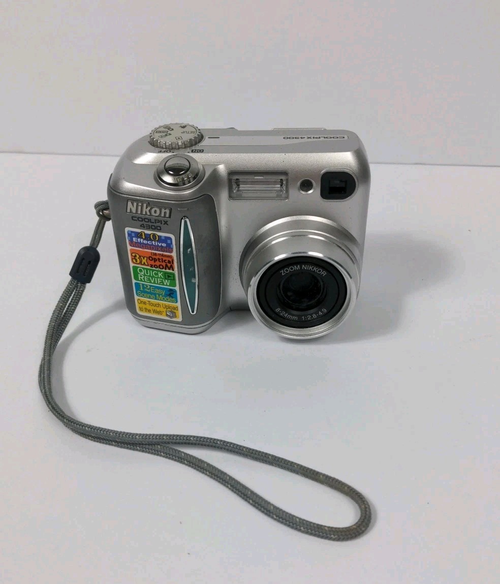 Nikon Coolpix 4300 Digital Camera Battery 4.0 MP Optical Zoom 12