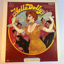 Hello Dolly RCA SelectaVision CED VideoDiscs 20th Century Fox Movie