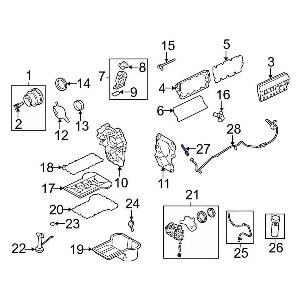 For Ford E-350 Super Duty 2008-2010 Ford 3C3Z6A051AA Engine Heater - Imagem 2 de 2