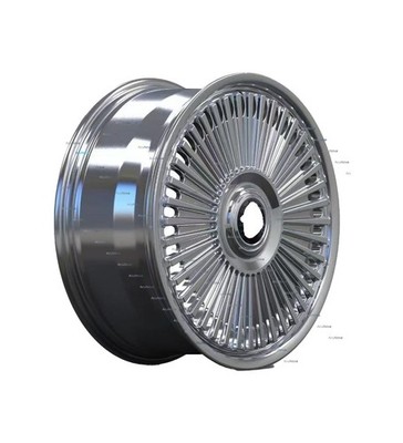 for EL GOTTI Forged rim for Lincoln66' for Continental Chrome Floating Caps 22''