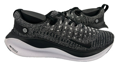 Nike Women's ReactX Infinity Run 4 Lace Up Running Shoes Blk/White Size:8.5 120M
