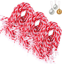300 Pcs Christmas Ornament String, Ornaments Hangers Hooks for Christmas Tree Ri