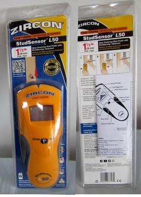 NEW in PKG ZIRCON L50 EDGE FINDING STUD SENSOR