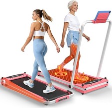 Walking Pad Treadmill with Foot Massage,Versatile Dual-Side Under Desk Treadmill