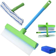 Recyclable Silicone Window Squeegee Kit, Window Cleaning Kit, Window Squeegee