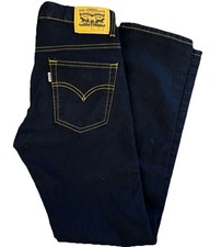 Levi  s 511 jeans kids size 12 26x26 dark wash slim black letter label denim