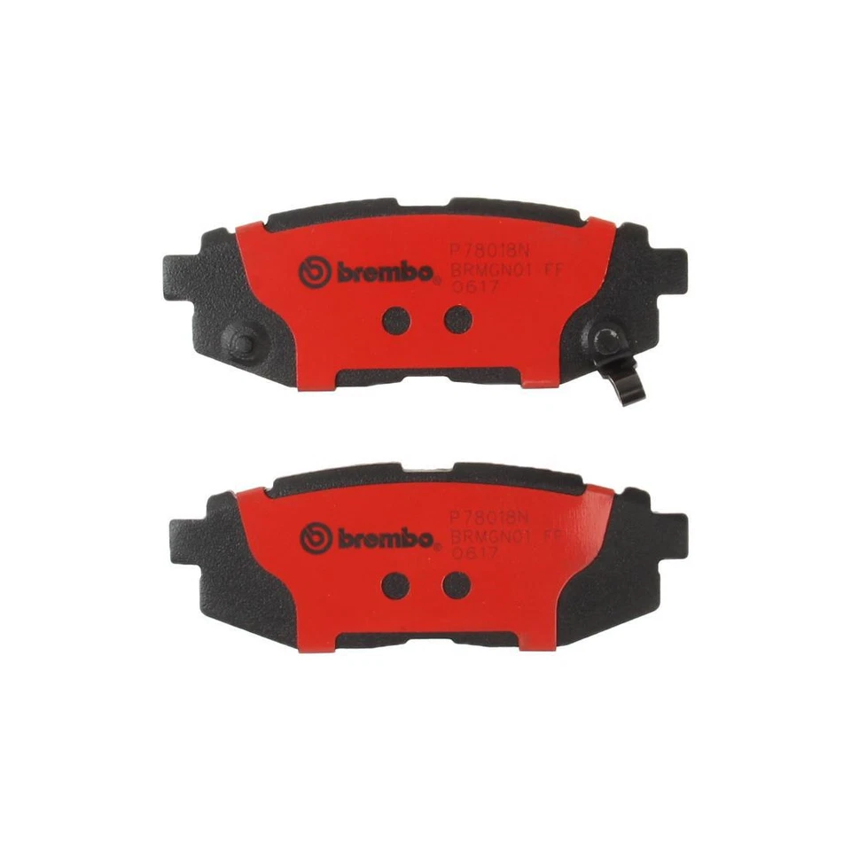 Juego de pastillas de freno de disco delanteras y traseras Brembo para Subaru B9 Tribeca 2006-2007 Foto 4 de 4