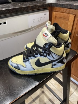 Size 5.5 - Nike Dunk 1985 High Black Acid Wash DD9404-700
