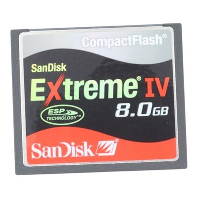 SanDisk San Disk Extreme IV 4  Compact Flash 8.0GB 8 GB Speichertkarte