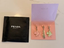 3 Prada Beauty Charms Shaped in Iconic Fragrance Bottle & Lipstick