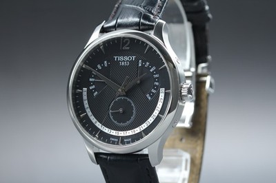 TISSOT Tradition Perpetual Calendar T063637 schwarz Quarz Herrenuhr [fast...