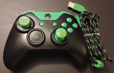 Older SCUF Microsoft Xbox Controller Green & Black - Tested and Working PLS READ