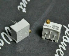 2pcs - BECKMAN / HELITRIM 68PR1K 1K Multi 25-Turn Potentiometer / Trimmer