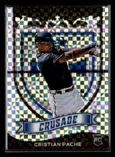 2021 Panini Chronicles #25 Cristian Pache Crusade Building Blocks card