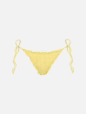 MC2 Saint Barth Woman Seersucker Cheeky Swim Briefs Miami