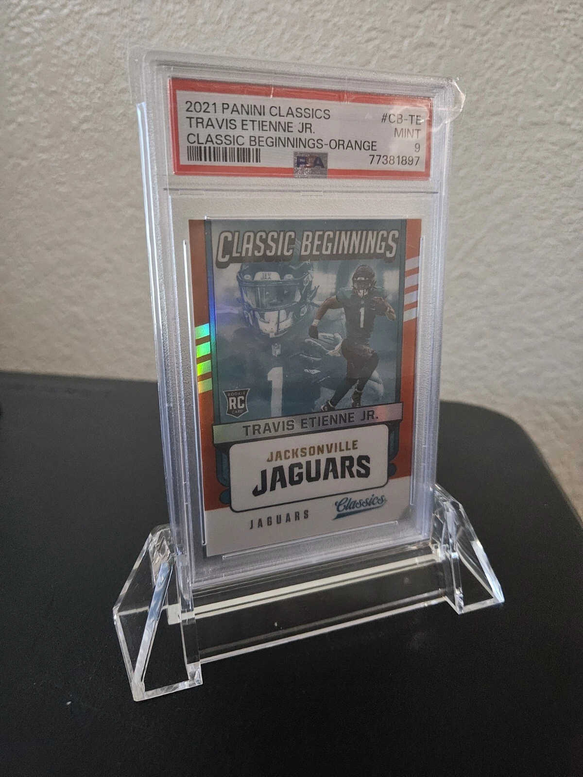 Travis Etienne Panini Classics Classic Beginnings #CBTE Orange