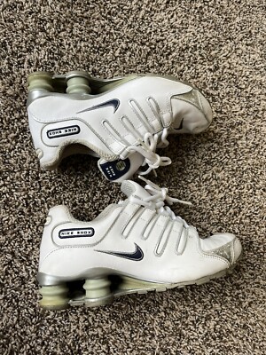 Nike VTG 2007 White Shox NZ 317929-141 Lace Up Low Top Size 4