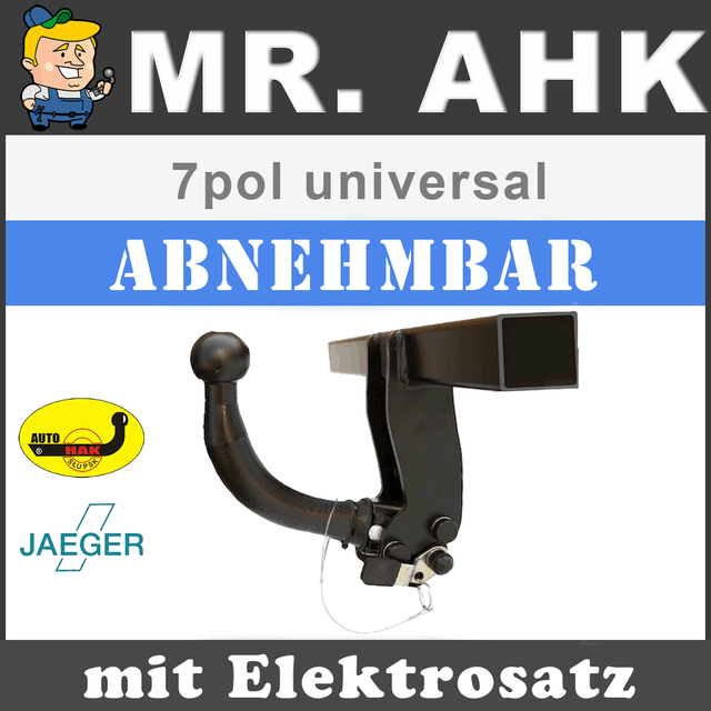 EBA Elektrosatz NEU ABE inkl Anhängerkupplung abnehmbar PEUGEOT 206 CC Cabrio