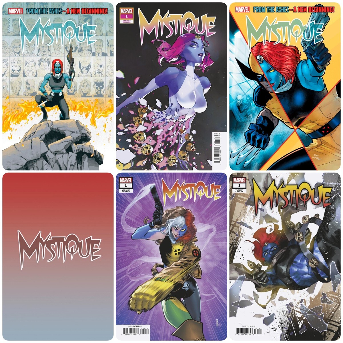 Mystique #1 **COVER SELECT** REGS & [1:25][1:50][1:100] PRESALE 10