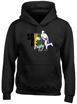 South Africa Rugby Kids Hoodie Supporters Fans World Cup Boys Girls Gift  Top UK