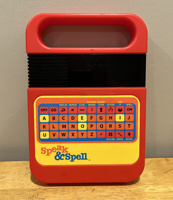 Speak And Spell Vintage Kahootz Classic Game Learning Model #09624 Tested & VGC