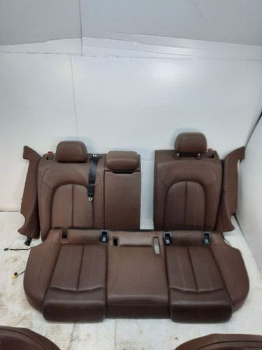 Full Leather Seat Set VB Brown Fits 13-17 Audi A6 155623 M014 - Picture 8 of 24