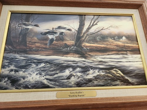 "rushing rapids" terry redlin personal linen design presentation - Picture 3 of 8