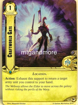 Warhammer 40000 Conquest LCG - Craftworld Gate  #145 - Base Set