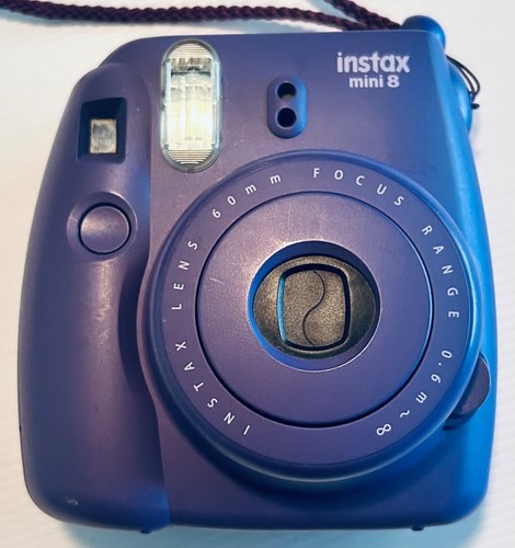 Fujifilm Instax Mini 8 Instant Polaroid Camera Purple - Picture 13 of 14