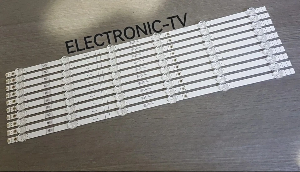 10 BARRETTES Leds Pour Tv HISENSE H65B7100