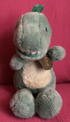 Aurora Ebba Eco Collection grüner Stegosaurus Dinosaurier weiches Plüschtier 9 Zoll