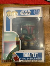 Star Wars Boba Fett #08 Funko Pop! Vinyl Figure Blue Box Large Font H/Stack 2014