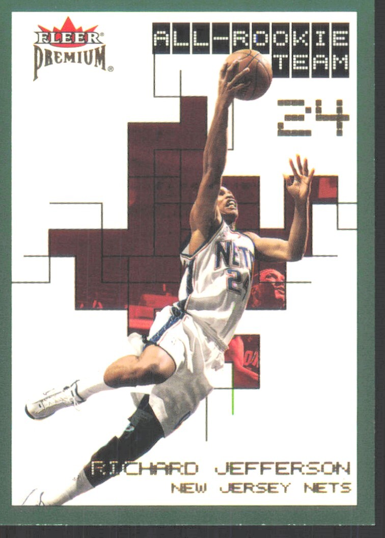 2002-03 Fleer Premium Emerald All-Rookie Team Richard Jefferson /300 #EM22