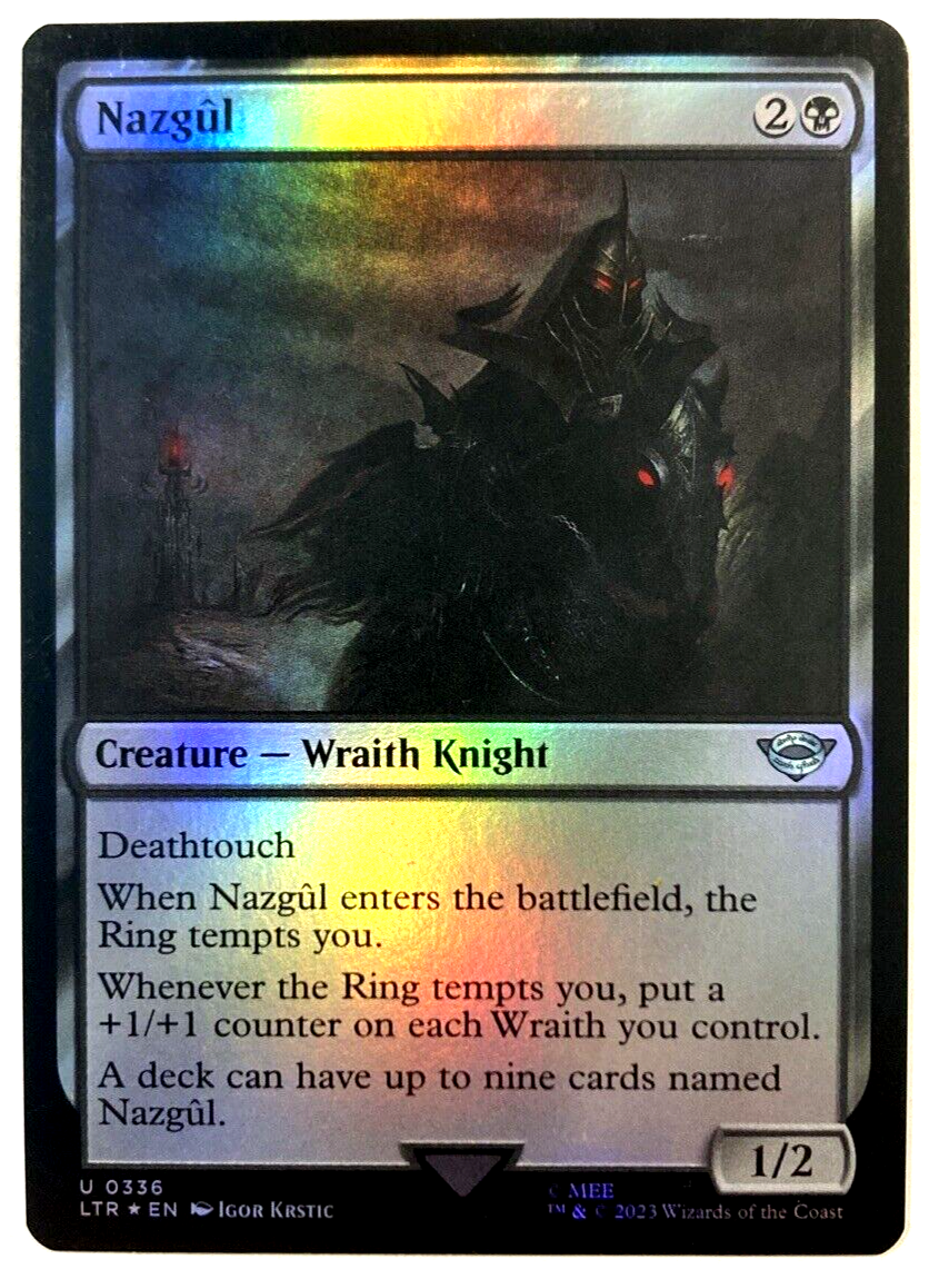 MTG Nazgul FOIL The Lord of the Rings 336 NM | eBay