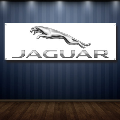 Jaguar 1' X 3' Garage Banner, 13oz Vinyl - FREE SHIPPING Dealership XE XF XJ NEW