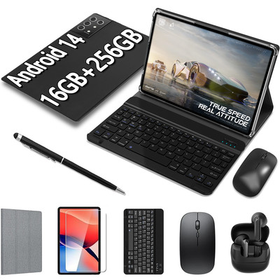 Cellular tablet 10 Inch IPS 8000mAh 16GB RAM+256GB RAM 8-Core Dual 4G LTE WIFI
