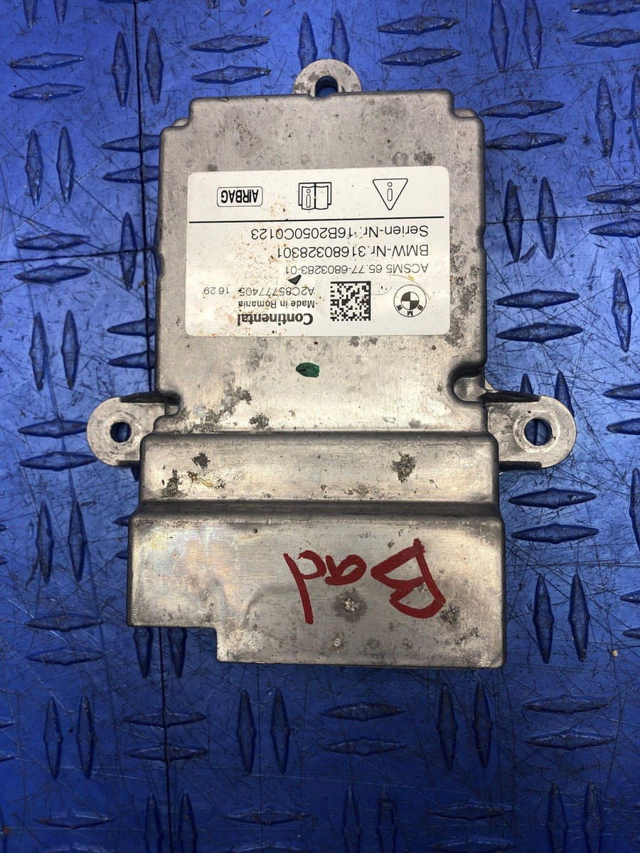 2016 - 2019 BMW 750 AIR SRS BAG CONTROL MODULE *NEEDS RESET  