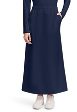 Cherokee Scrubs Women's 3-Pocket Elastic Waist Skirt CK564A NAV Navy Free Ship