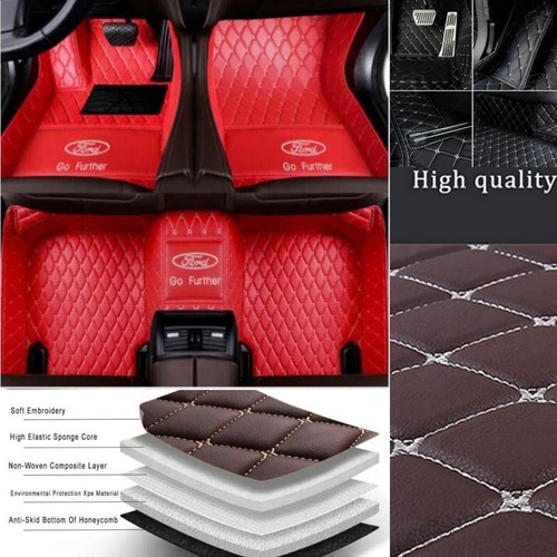 Car Floor Mats For Ford All Models Luxury Custom Waterproof Carpets Cargo Liners - Picture 3 of 24