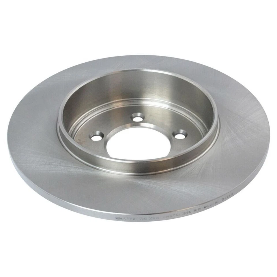 Kit de rotor de freio a disco traseiro dianteiro TRQ e pastilhas de cerâmica Posi para caminhão aviador Lincoln - Imagem 3 de 4