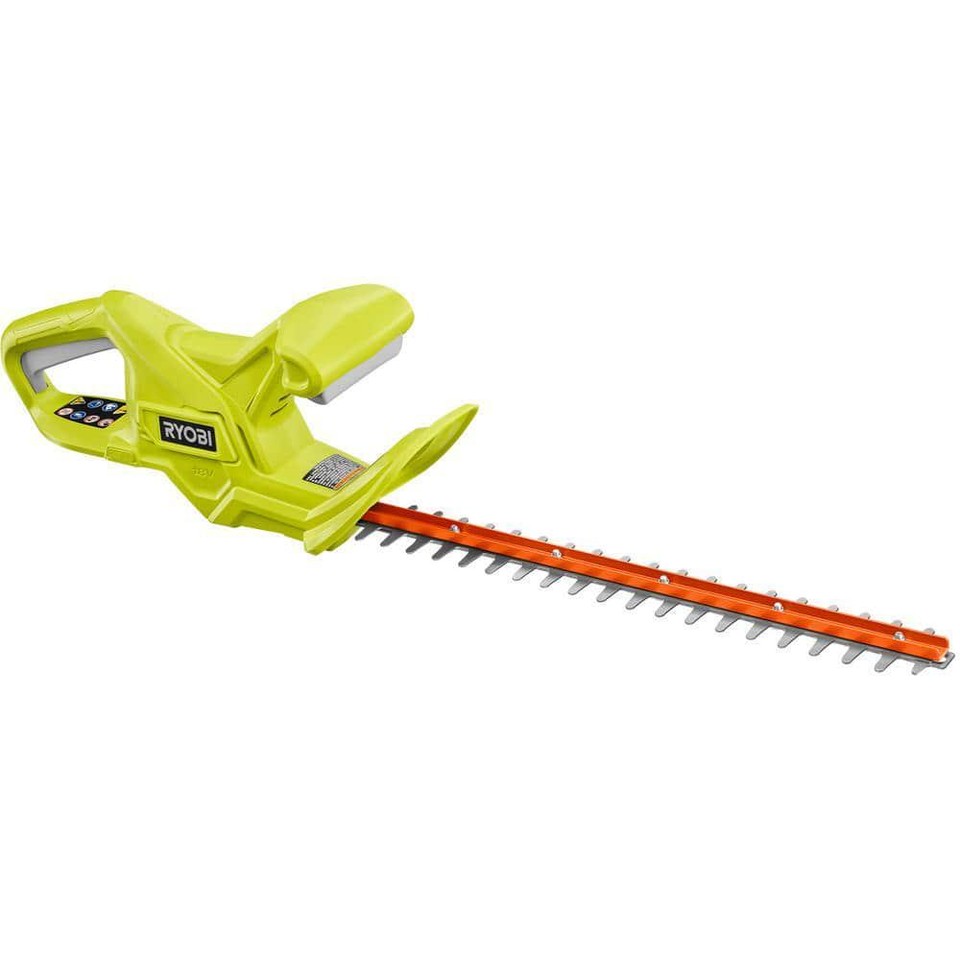 RYOBI Hedge Trimmer 18" 18V LiIon Rechargeable Cordless Lightweight