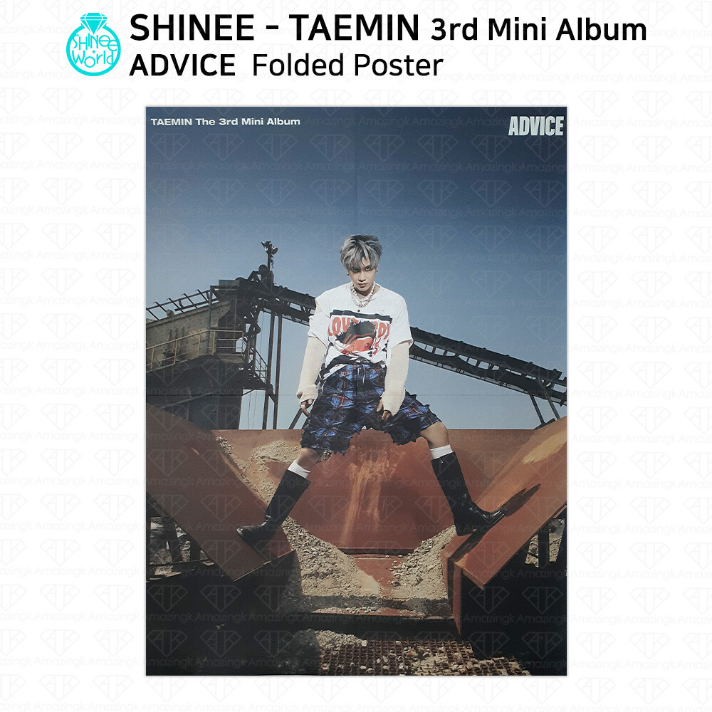 SHINee - ジョンヒョンThe Letter BROCHURE SHINee Taemin 3rd Mini Album Advice Official Postcard Folded