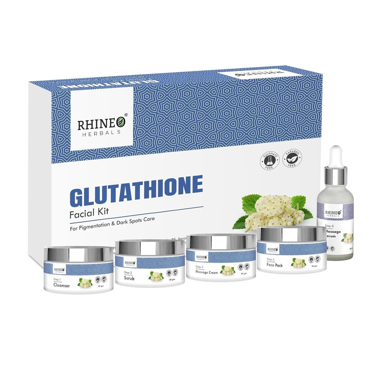 best glutathione facial kit Glutathione facial kit with 6 steps at ₹ 350/piece | New Delhi main image 1